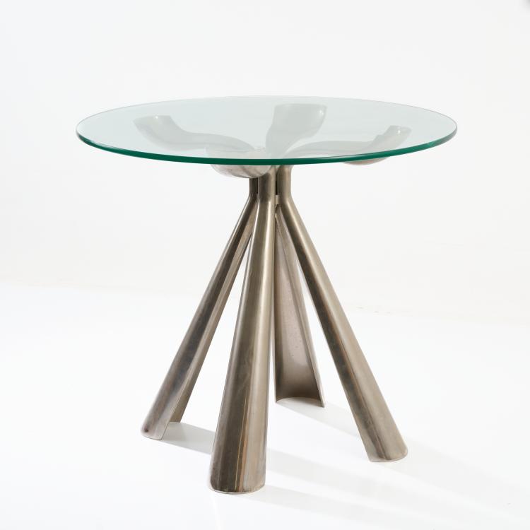 Hauptbild zu Objekt, Tisch 'Tondo Pidoni', 1972 (Entwurf), Vittorio Introini, Saporiti, Mailand, 182C 858