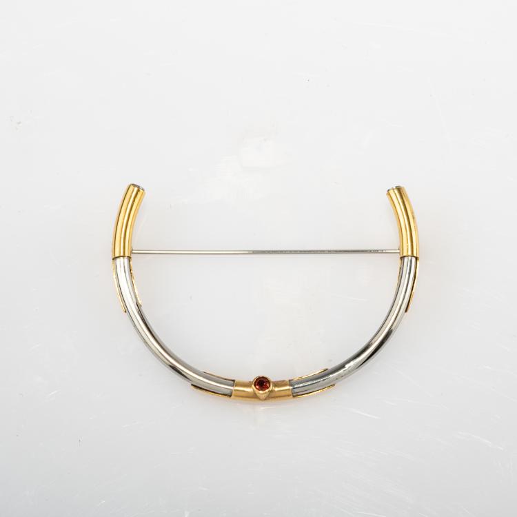 Hauptbild zu Objekt, Brooch, around 1980, Klaus Ullrich, 182D 1069