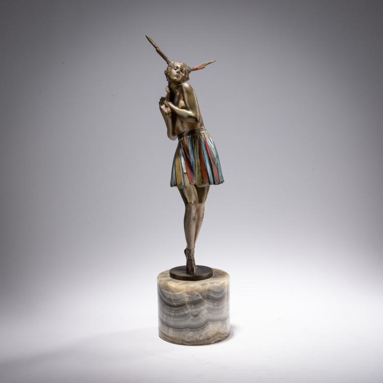 Bild 1 zu Objekt, Bronze figure 'Beetle', c. 1925, Bruno Zach, 182A 297