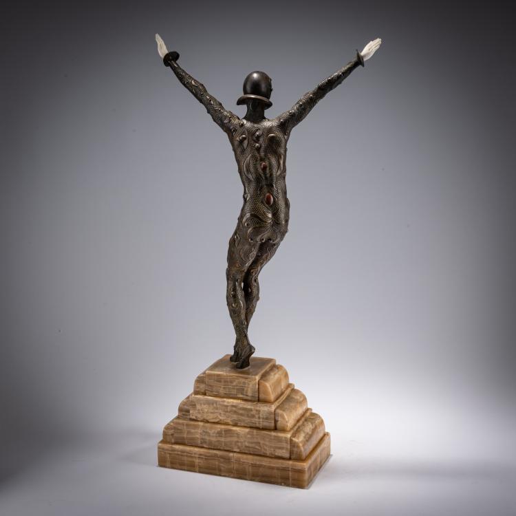 Bild 3 zu Objekt, Chryselephantine figure 'Astra' from the group 'Finale', c. 1925, Dem&egrave;tre H. Chiparus, 