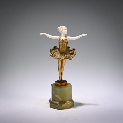 Chryselephantine Figure 'Ballerina', c. 1920