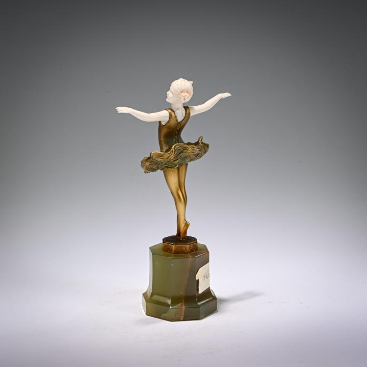 Bild 2 zu Objekt, Chryselephantine Figure 'Ballerina', c. 1920, Ferdinand Preiss, 182A 287