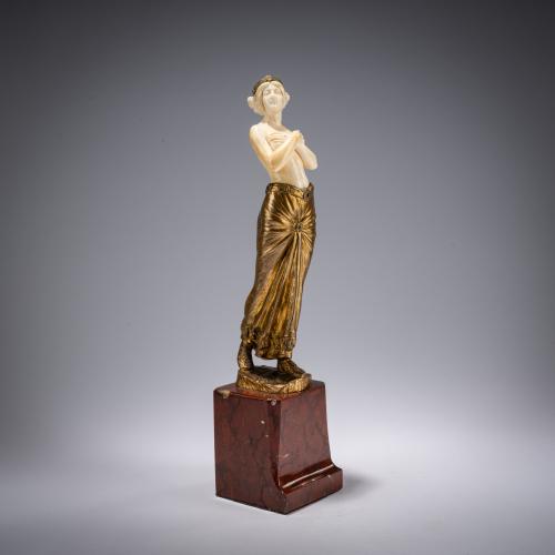 Chryselephantin-Figur 'Odaliske', um 1895