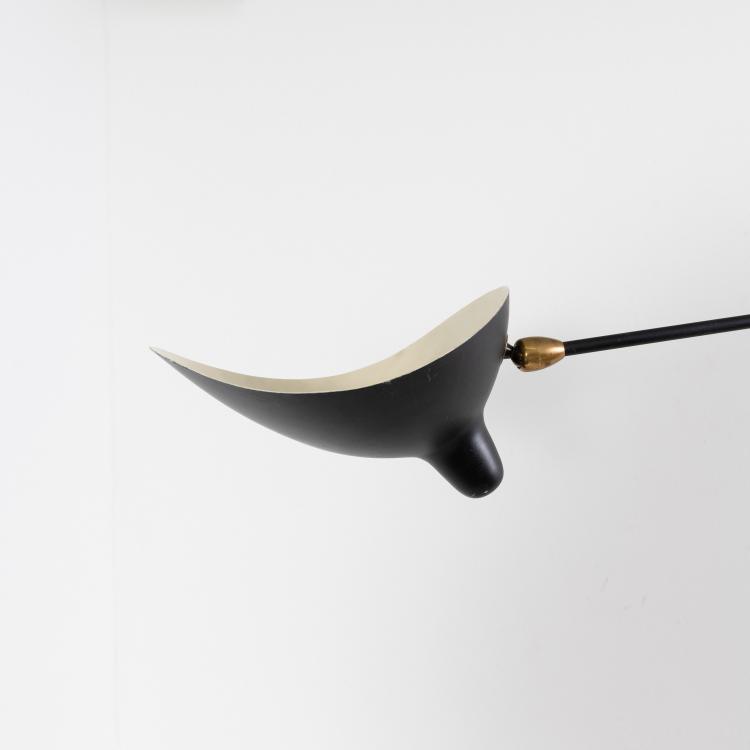 Bild 2 zu Objekt, Wall light 'Applique murale &agrave; un bras pivotant - Casquette', 1953 (design), Serge Mouille, Steph Simon, Paris, 182C 793