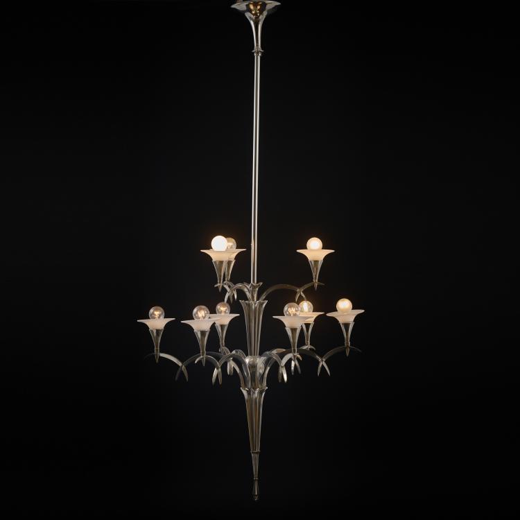 Hauptbild zu Objekt, Deckenleuchter, um 1920, Dagobert Peche (zugeschrieben), 182A 325