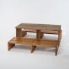 'Rotis-Serie' table, two benches, folding chair, 1971/72