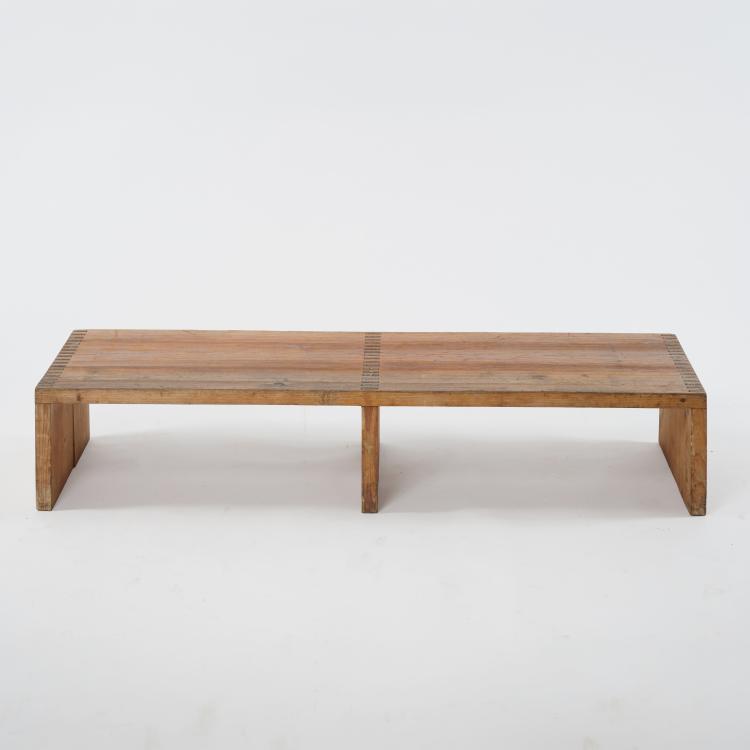 Bild 1 zu Objekt, 'Rotis-Serie' table, two benches, folding chair, 1971/72, Otl Aicher, Aicher, Otl, 182C 772