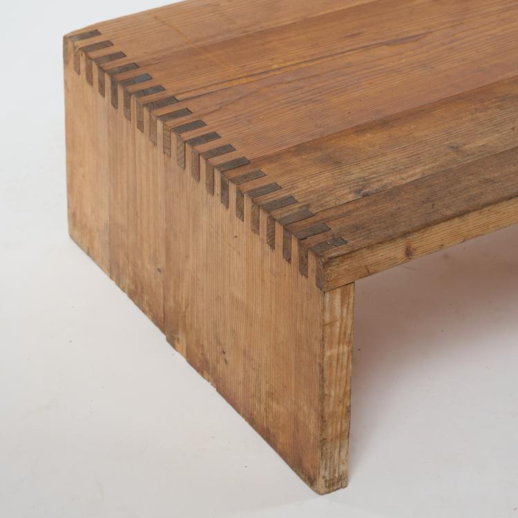 Bild 3 zu Objekt, 'Rotis-Serie' table, two benches, folding chair, 1971/72, Otl Aicher, Aicher, Otl, 182C 772