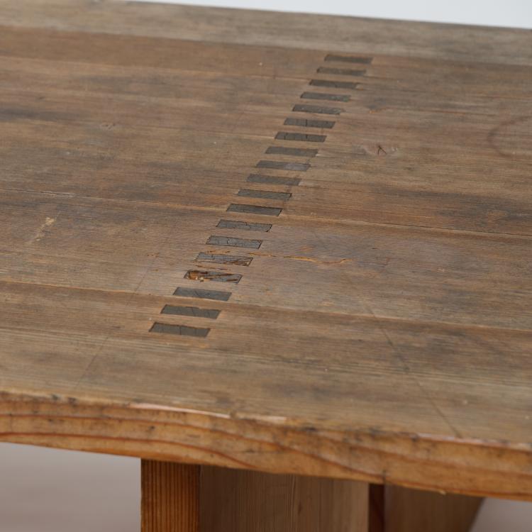 Bild 12 zu Objekt, 'Rotis-Serie' table, two benches, folding chair, 1971/72, Otl Aicher, Aicher, Otl, 182C 772