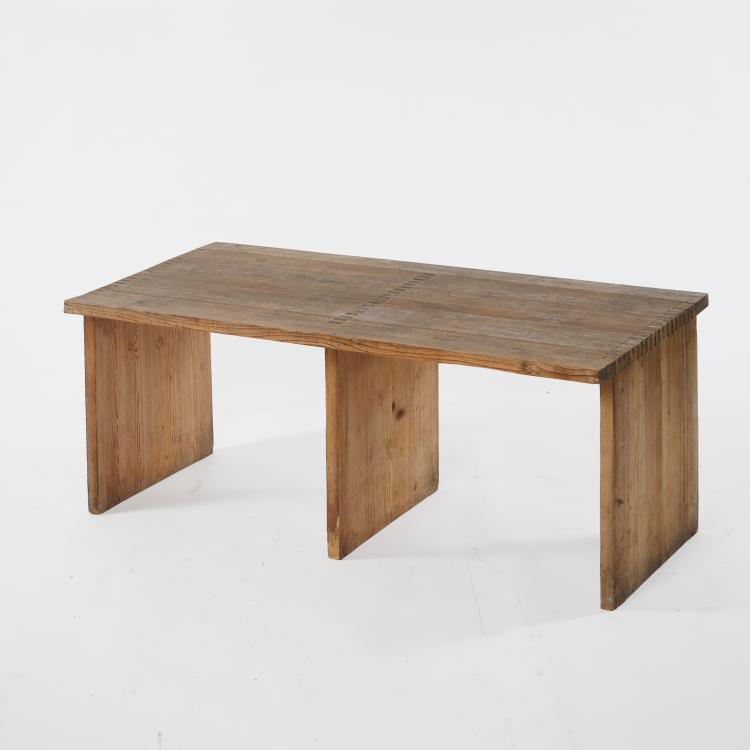 Bild 13 zu Objekt, 'Rotis-Serie' table, two benches, folding chair, 1971/72, Otl Aicher, Aicher, Otl, 182C 772