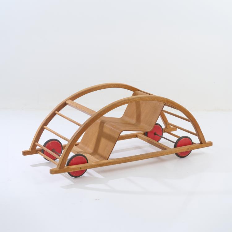 Bild 2 zu Objekt, Schaukelwagen, 1950 (Entwurf), Hans Brockhage, Lenz, Siegfried, Berggie&szlig;h&uuml;bel/ Pirna, 182C 761