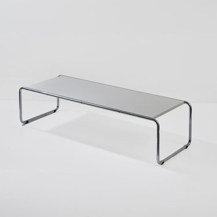 Hauptbild zu Objekt, 'B9' Side table, 1925 (design), Marcel Breuer, Gavina, Mailand / Milan  (zugeschrieben), 182C 738