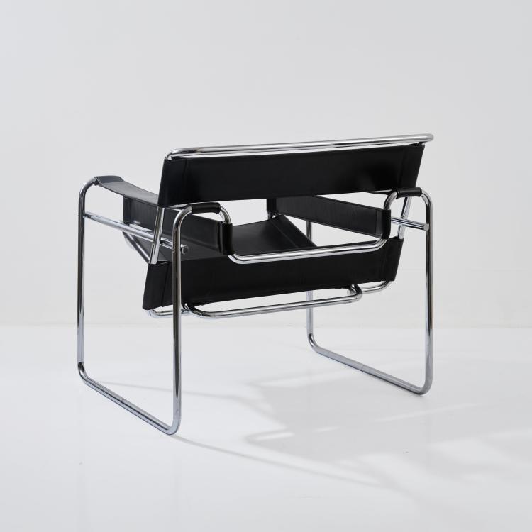 Bild 2 zu Objekt, Armchair 'B3 - Wassily', 1925 (design), Marcel Breuer, Gavina, Mailand / Milan (zugeschrieben), 182C 740