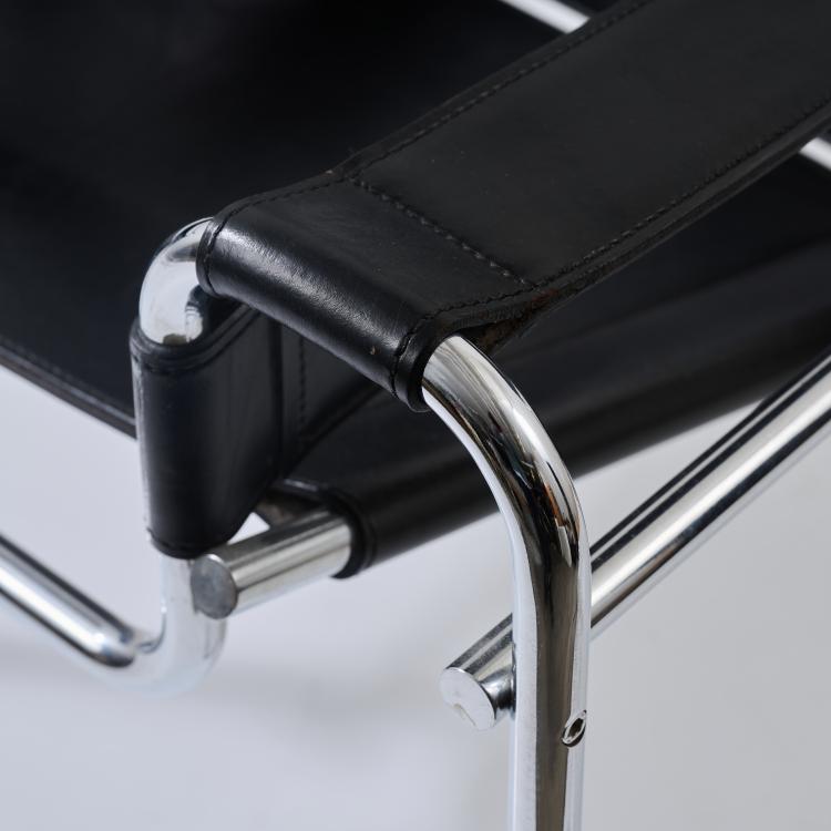 Bild 3 zu Objekt, Armchair 'B3 - Wassily', 1925 (design), Marcel Breuer, Gavina, Mailand / Milan (zugeschrieben), 182C 740
