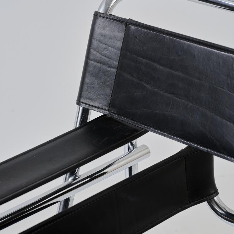Bild 4 zu Objekt, Armchair 'B3 - Wassily', 1925 (design), Marcel Breuer, Gavina, Mailand / Milan (zugeschrieben), 182C 740