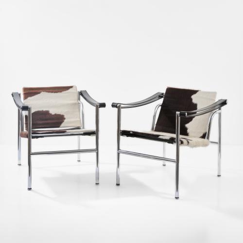 Two armchairs 'LC 1', 1928 (design)