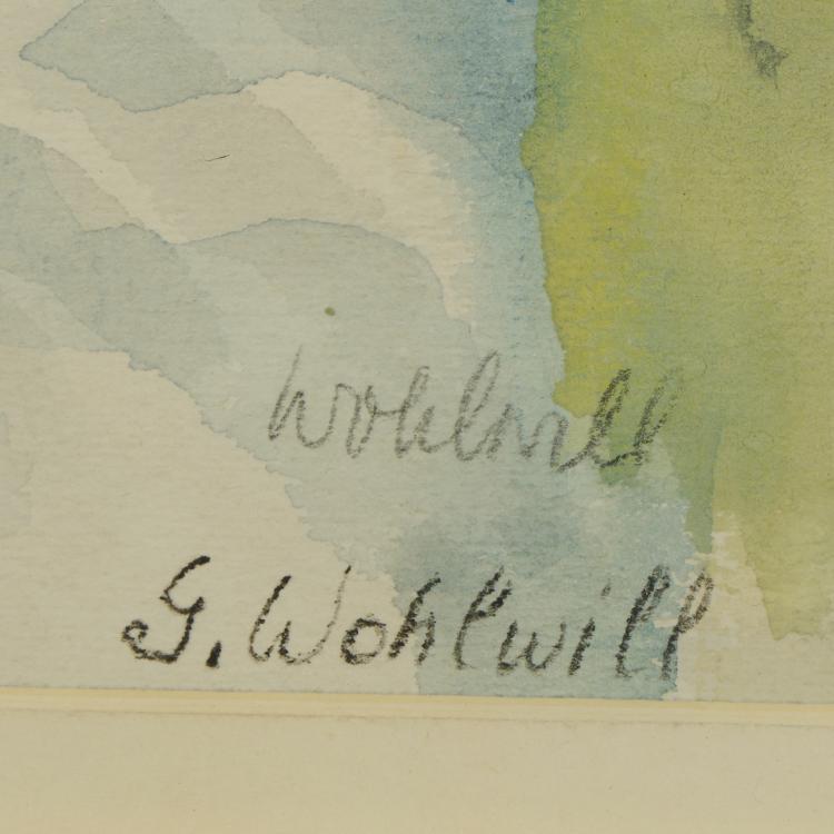Bild 1 zu Objekt, 'Stillleben mit Fruchtschale', wohl 1950er Jahre, Gretchen Wohlwill, 183C 857