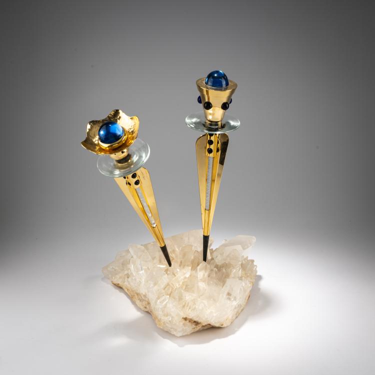 Bild 1 zu Objekt, Clock object 'Kronos: Uranus and Gaia', 1993 (design), Bořek &Scaron;&iacute;pek, Steltman Galleries & Editions, Amsterdam, 182C 949