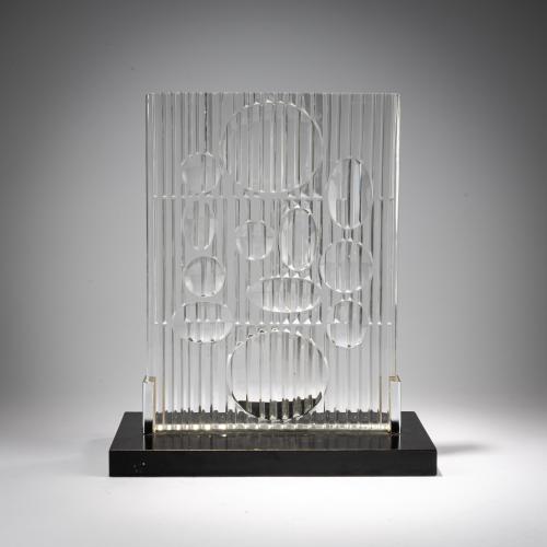 Glass object 'Erebus', 1982 (design)