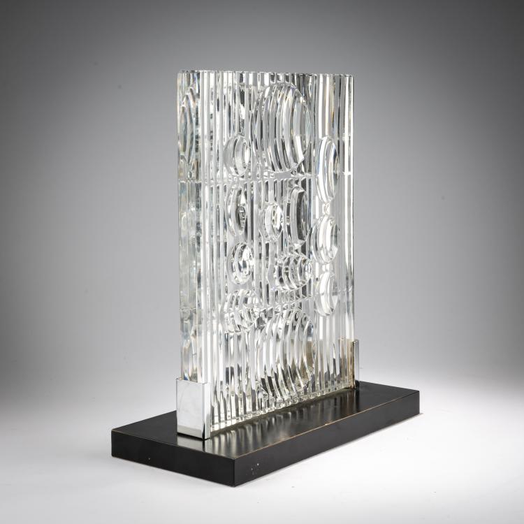 Bild 1 zu Objekt, Glass object 'Erebus', 1982 (design), Victor Vasarely, Rosenthal, studio linie, 182C 947