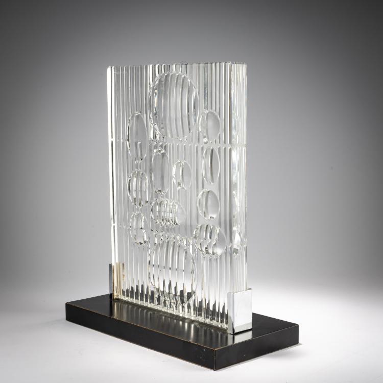 Bild 3 zu Objekt, Glass object 'Erebus', 1982 (design), Victor Vasarely, Rosenthal, studio linie, 182C 947
