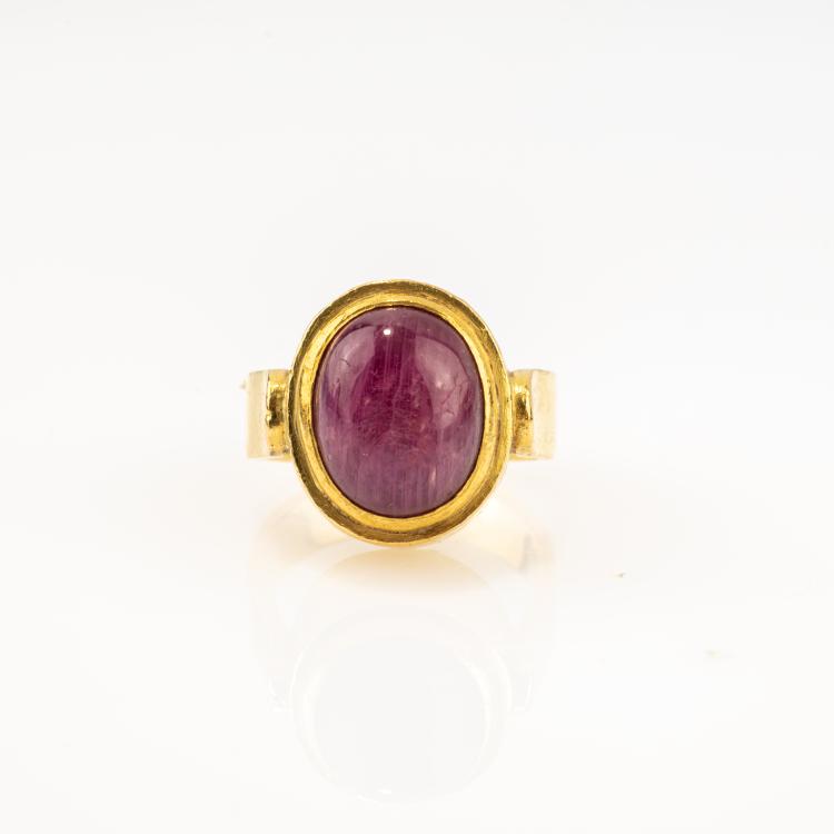 Bild 2 zu Objekt, Ring with ruby cabochon, 1976 ca, Hermann J&uuml;nger, 182D 1040