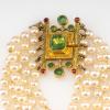 Clasp with pearl bracelet, 1968