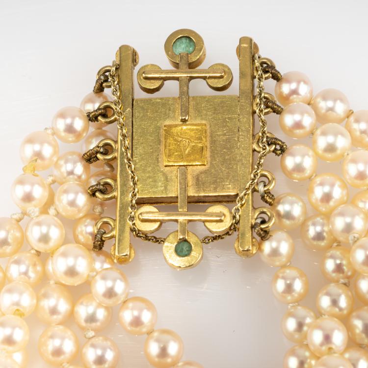 Bild 2 zu Objekt, Clasp with pearl bracelet, 1968, Hermann J&uuml;nger, 182D 1038