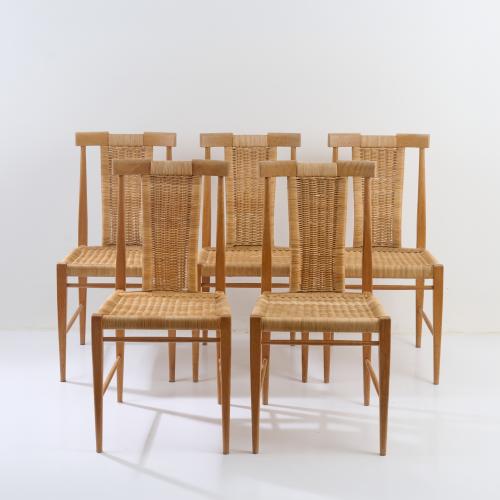 Five 'H2127' chairs, 1963 (design)