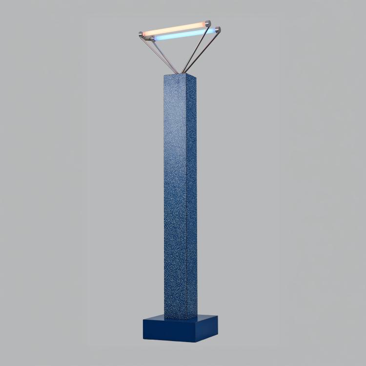 Hauptbild zu Objekt, Floor lamp 'Svincolo', from the 'bau.haus' collection, 1979 (design), Ettore Sottsass, Alchimia, Mailand / Milan, 