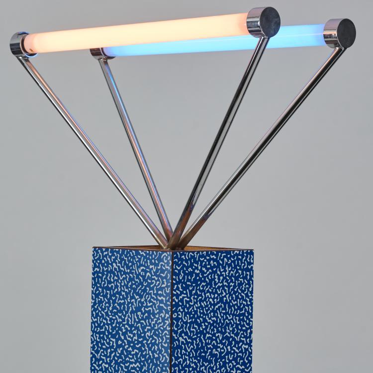 Bild 2 zu Objekt, Floor lamp 'Svincolo', from the 'bau.haus' collection, 1979 (design), Ettore Sottsass, Alchimia, Mailand / Milan, 