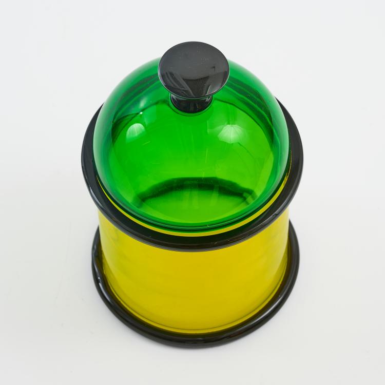 Bild 1 zu Objekt, Covered vessel 'Faliera', 1974 (design), Ettore Sottsass, Vistosi, Murano, 182C 903