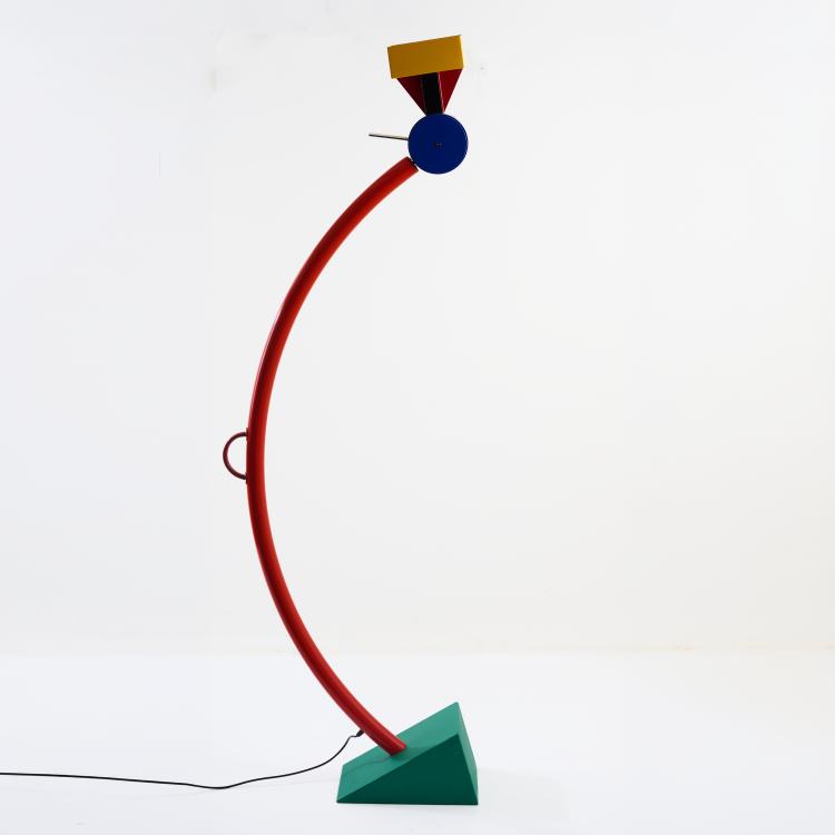 Bild 1 zu Objekt, Floor lamp 'Treetops', 1981 (design), Ettore Sottsass, Memphis, Mailand / Milan, 182C 914