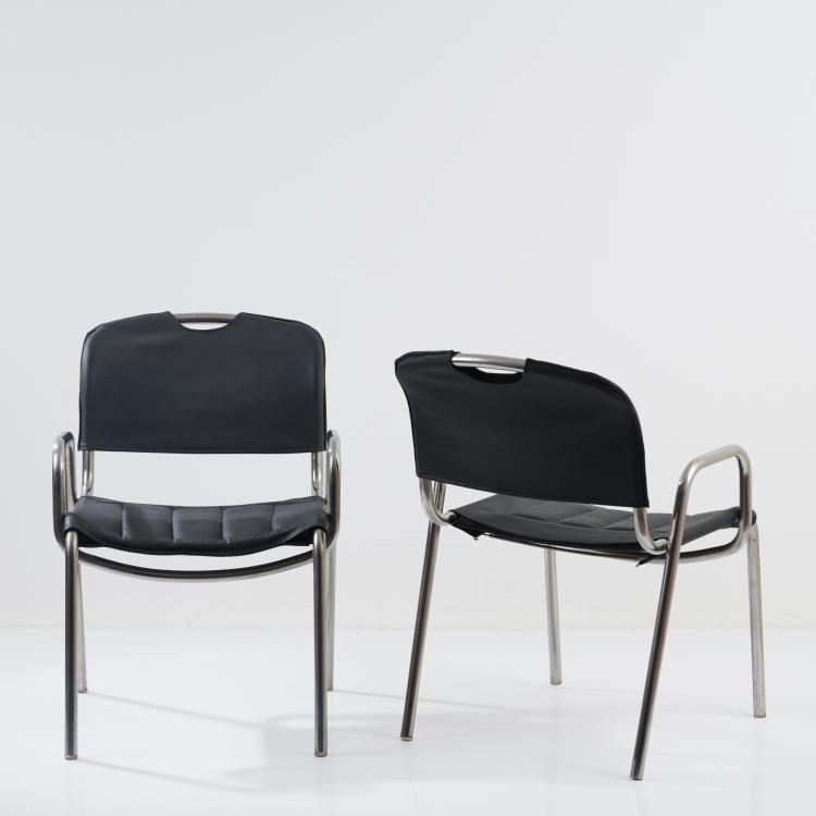 Bild 1 zu Objekt, Vier St&uuml;hle 'Castiglia', 1967 (Entwurf), Achille Castiglioni,Marcello Minale, Zanotta, Mailand / Milan, 182C 851