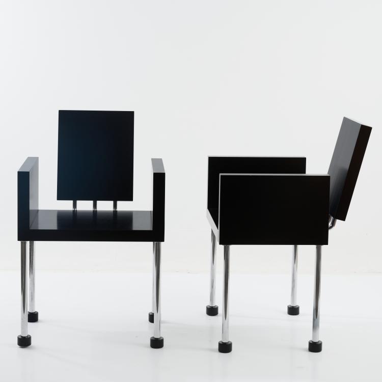 Bild 2 zu Objekt, Four armchairs 'Miss don't you like Caviar?', 1987 (design), Ettore Sottsass, Brugola, Renzo f&uuml;r Galerie Blum Helman, New York, 