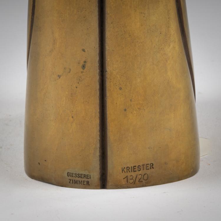 Bild 5 zu Objekt, Skulptur 'Berliner Kopfzeichen' (kleine Ausf&uuml;hrung), 1984/85	, Rainer Kriester, Giesserei Zimmer, Hermannsburg, 183C 818