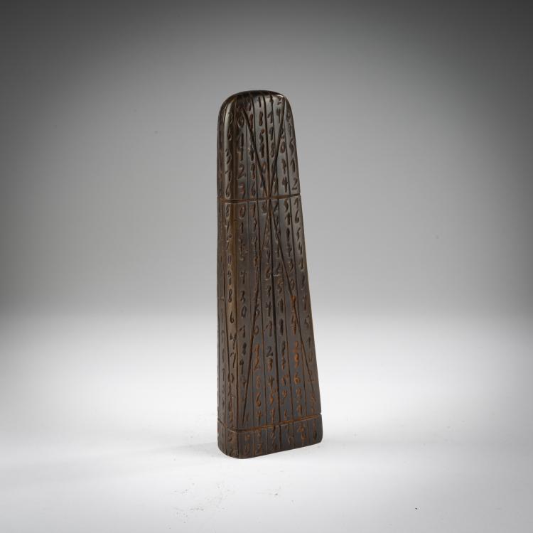 Hauptbild zu Objekt, Skulptur 'Kalenderkopf 3', 1995, Rainer Kriester, Giesserei Zimmer, Hermannsburg, 183C 824