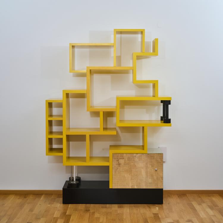 Hauptbild zu Objekt, Regal 'Lemon Sherbet', 1987 (Entwurf), Ettore Sottsass, Brugola, Renzo f&uuml;r Galerie Blum Helman, New York (zugeschrieben), 182C 926