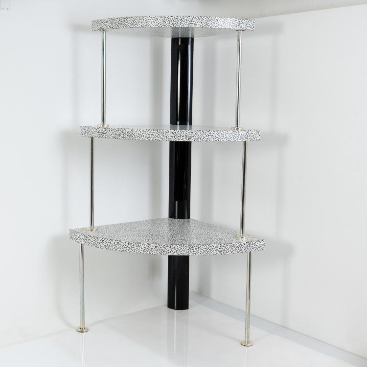 Hauptbild zu Objekt, 'Cantone' corner cabinet, 1981 (design), Ettore Sottsass, Zanotta, Nova Milanese, 182C 917