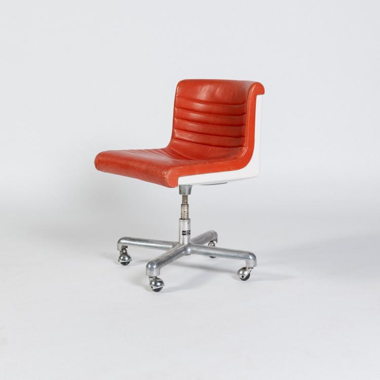 Bild 1 zu Objekt, 'Premium Smau' office chair, 1970 (design), Ettore Sottsass, Poltronova, Pistoia, 182C 897