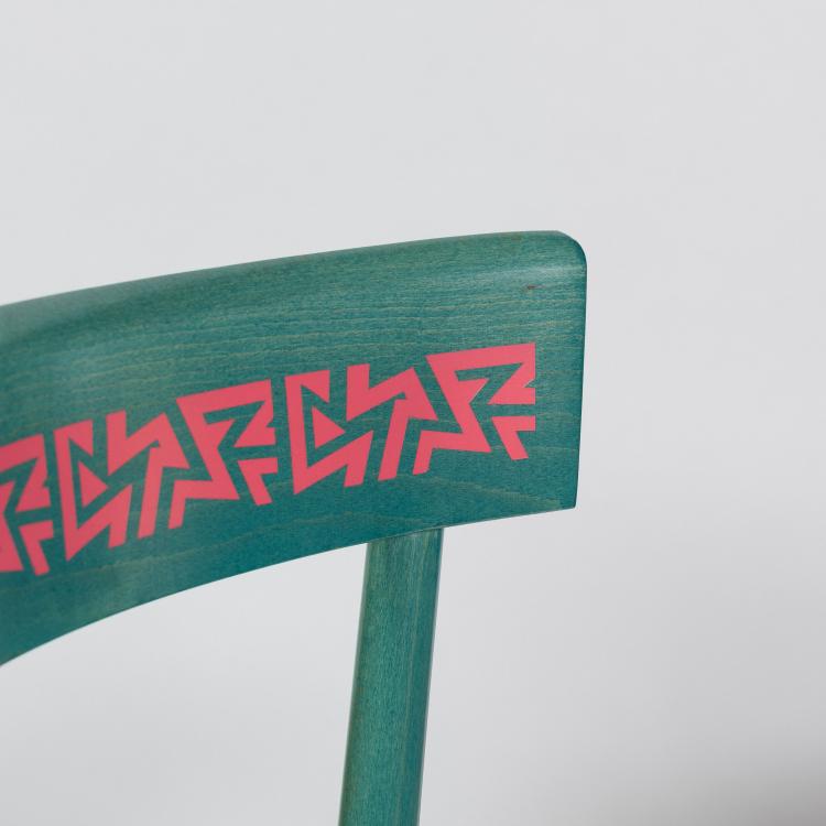 Bild 2 zu Objekt, Vier St&uuml;hle 'Belep' aus der 'Easy Home' Kollektion, 1995 (Entwurf), Alessandro Mendini, Memphis, Mailand / Milan, 182C 939