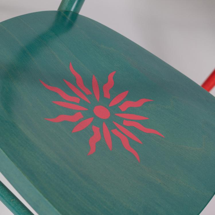 Bild 3 zu Objekt, Vier St&uuml;hle 'Belep' aus der 'Easy Home' Kollektion, 1995 (Entwurf), Alessandro Mendini, Memphis, Mailand / Milan, 182C 939