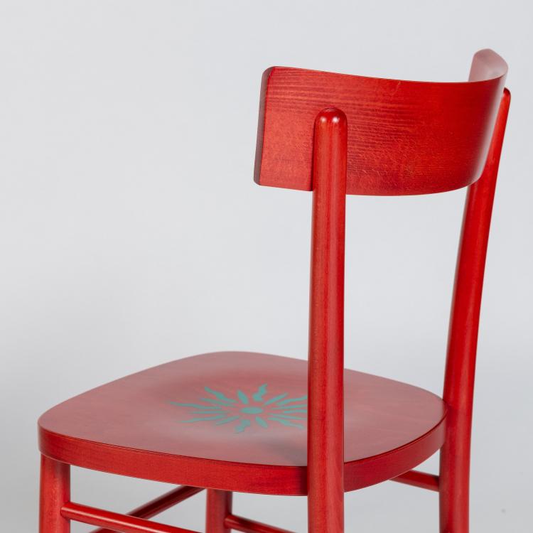 Bild 6 zu Objekt, Vier St&uuml;hle 'Belep' aus der 'Easy Home' Kollektion, 1995 (Entwurf), Alessandro Mendini, Memphis, Mailand / Milan, 182C 939
