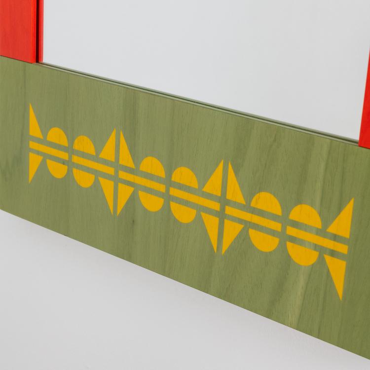 Bild 1 zu Objekt, Wandspiegel 'Hiva-Oa' aus der 'Easy Home' Kollektion, 1995 (Entwurf), Alessandro Mendini, Memphis, Mailand / Milan, 182C 941