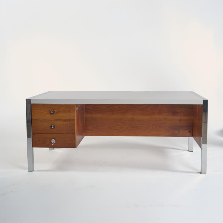 Bild 1 zu Objekt, Schreibtisch 'Tecnika' oder 'SMAU', 1970 (Entwurf), Hans von Klier,Ettore Sottsass, Poltronova, Pistoia, 182C 899