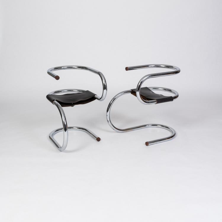 Bild 4 zu Objekt, Sechs St&uuml;hle 'Monotube', 1981 (Entwurf), Wim van den Berg, Niederlande, 182C 970