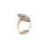 Navette-Ring mit Diamanten