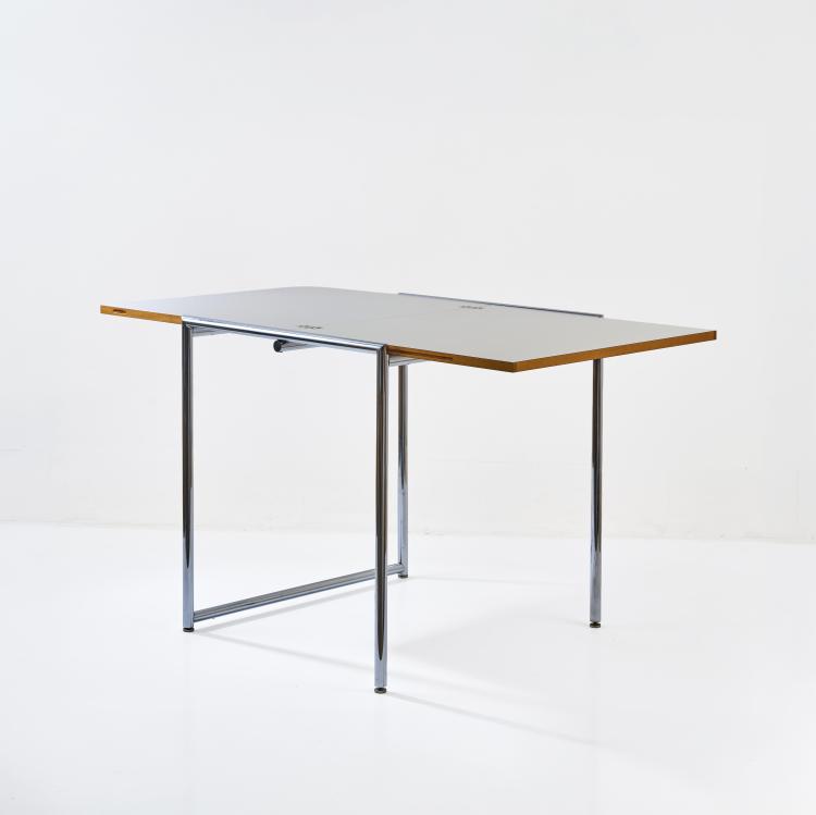 Hauptbild zu Objekt, Folding table 'Jean - E 1027', 1927 (design), Eileen Gray, ClassiCon, M&uuml;nchen / Munich (zugeschrieben / attributed), 182C 743
