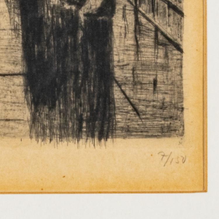 Bild 3 zu Objekt, 'N&auml;chtliche Begegnung in der Tiergartenstra&szlig;e', 1919, Lesser Ury, 183C 901