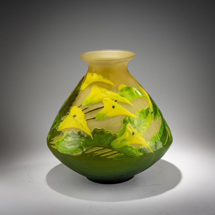 Hauptbild zu Objekt, Souffl&eacute; vase 'Calla', 1931, Gall&eacute;, Nancy, 
